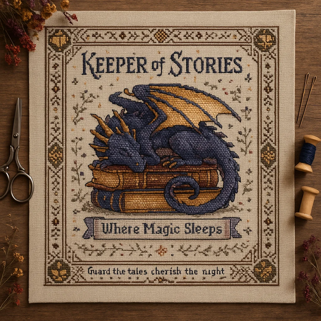 🔥Last Day 50% OFF -🐉📚Dragon Cross-Stitch(𝐋𝐮𝐜𝐚𝐬 𝐇𝐚𝐥𝐞 𝐇𝐚𝐧𝐝𝐦𝐚𝐝𝐞®)