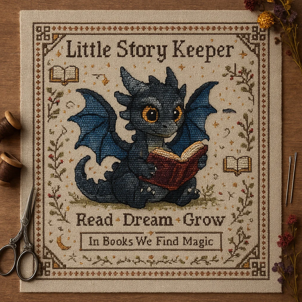 🔥Last Day 50% OFF -🐉📚Dragon Cross-Stitch(𝐋𝐮𝐜𝐚𝐬 𝐇𝐚𝐥𝐞 𝐇𝐚𝐧𝐝𝐦𝐚𝐝𝐞®)