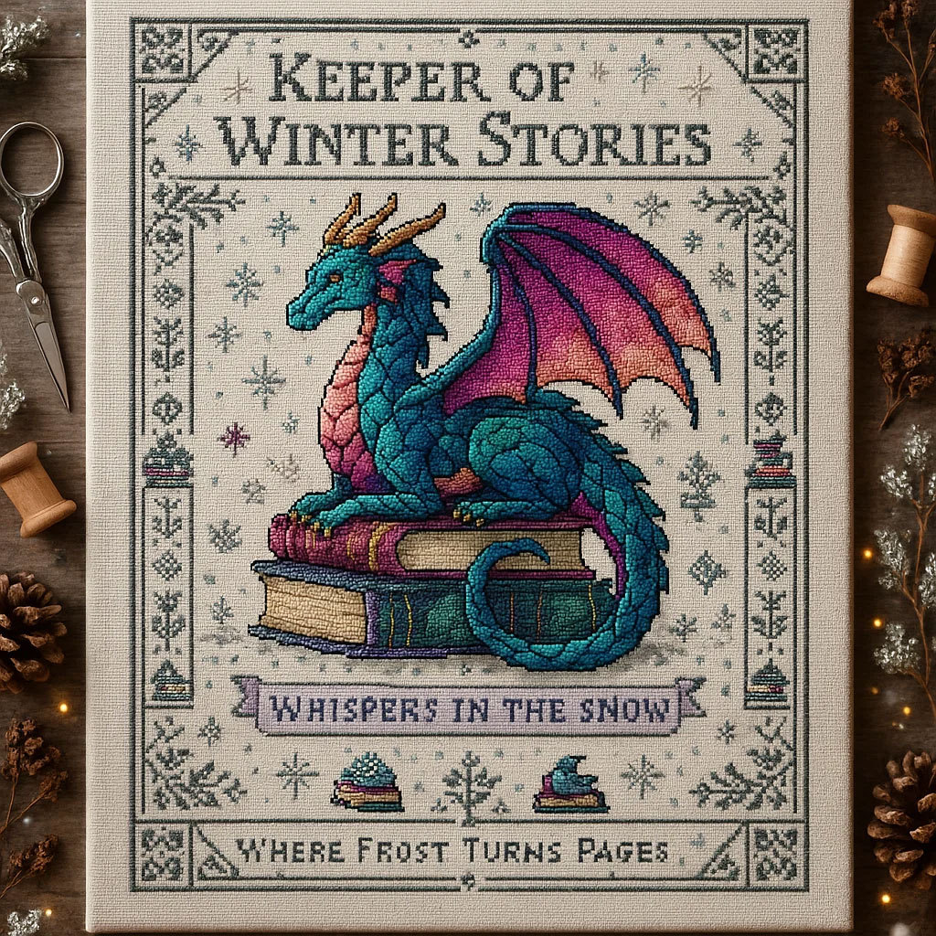 🔥Last Day 50% OFF -🐉📚Dragon Cross-Stitch(𝐋𝐮𝐜𝐚𝐬 𝐇𝐚𝐥𝐞 𝐇𝐚𝐧𝐝𝐦𝐚𝐝𝐞®)