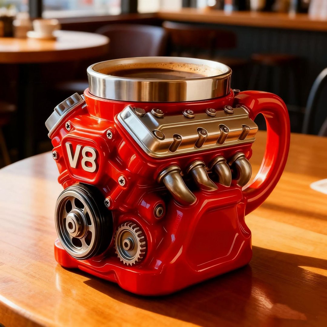 🔥Last Day 50% OFF - ⚙️Retro-style Realistic Engine-themed Coffee Mug(𝐋𝐮𝐜𝐚𝐬 𝐇𝐚𝐥𝐞 𝐇𝐚𝐧𝐝𝐦𝐚𝐝𝐞®)