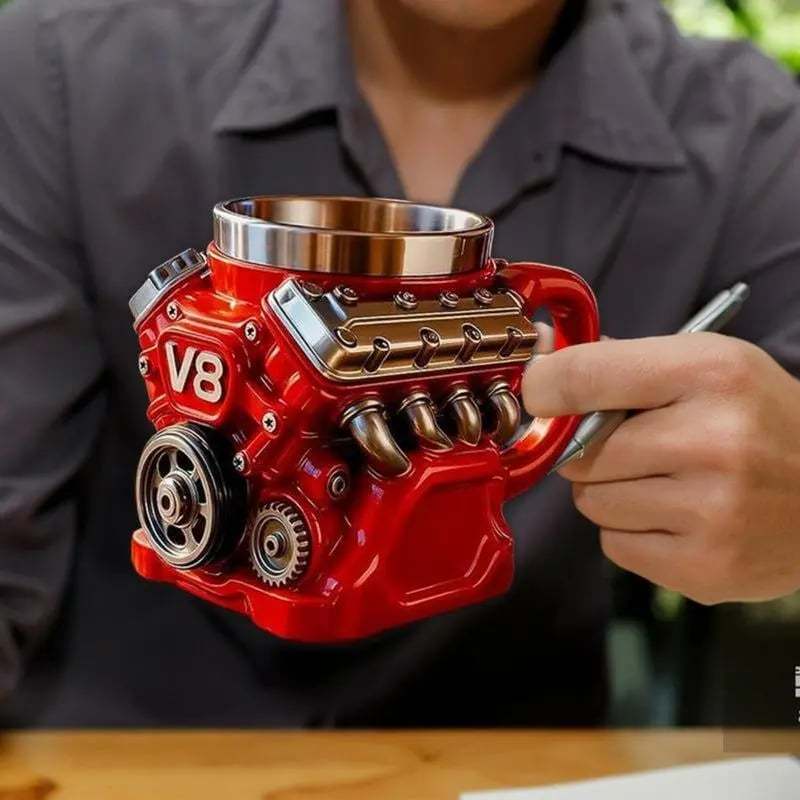 🔥Last Day 50% OFF - ⚙️Retro-style Realistic Engine-themed Coffee Mug(𝐋𝐮𝐜𝐚𝐬 𝐇𝐚𝐥𝐞 𝐇𝐚𝐧𝐝𝐦𝐚𝐝𝐞®)