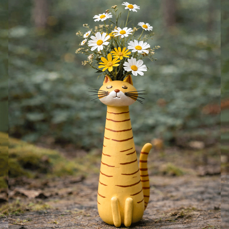 💖🎁2026 Mother's Day Gifts 50% Off--😻Quirky Cat Vase(𝐋𝐮𝐜𝐚𝐬 𝐇𝐚𝐥𝐞 𝐇𝐚𝐧𝐝𝐦𝐚𝐝𝐞®)