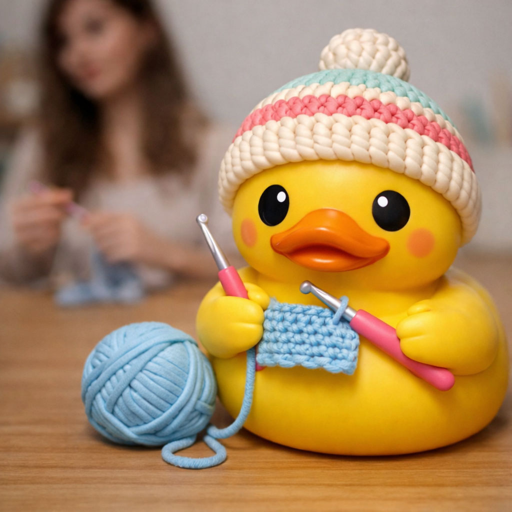 🔥Last Day 50% OFF - Crochet Buddy Duck – Perfect for Yarn Lovers!(𝐋𝐮𝐜𝐚𝐬 𝐇𝐚𝐥𝐞 𝐇𝐚𝐧𝐝𝐦𝐚𝐝𝐞®)