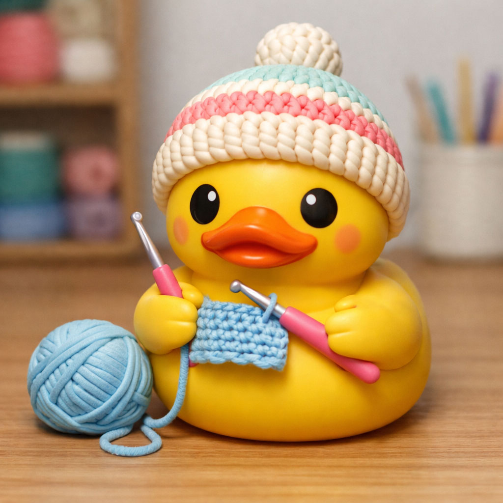 🔥Last Day 50% OFF - Crochet Buddy Duck – Perfect for Yarn Lovers!(𝐋𝐮𝐜𝐚𝐬 𝐇𝐚𝐥𝐞 𝐇𝐚𝐧𝐝𝐦𝐚𝐝𝐞®)