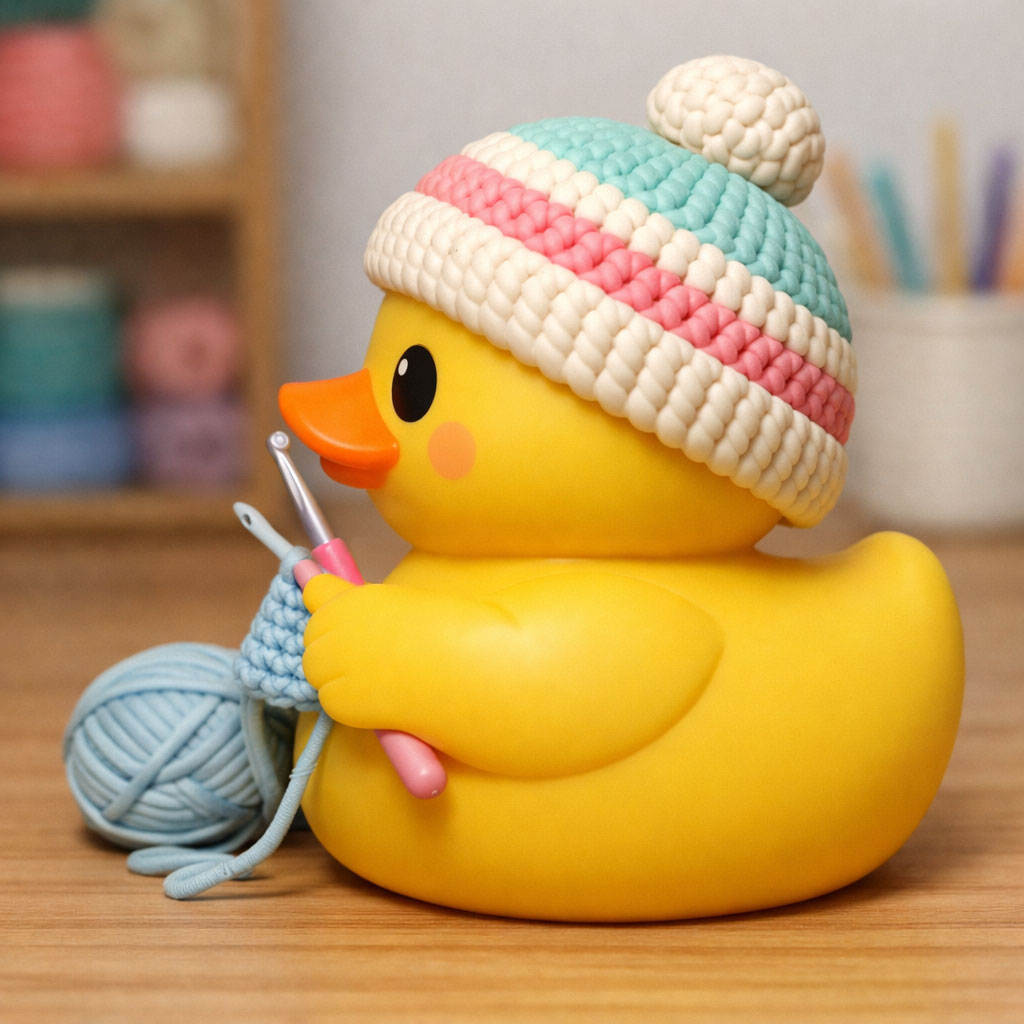 🔥Last Day 50% OFF - Crochet Buddy Duck – Perfect for Yarn Lovers!(𝐋𝐮𝐜𝐚𝐬 𝐇𝐚𝐥𝐞 𝐇𝐚𝐧𝐝𝐦𝐚𝐝𝐞®)