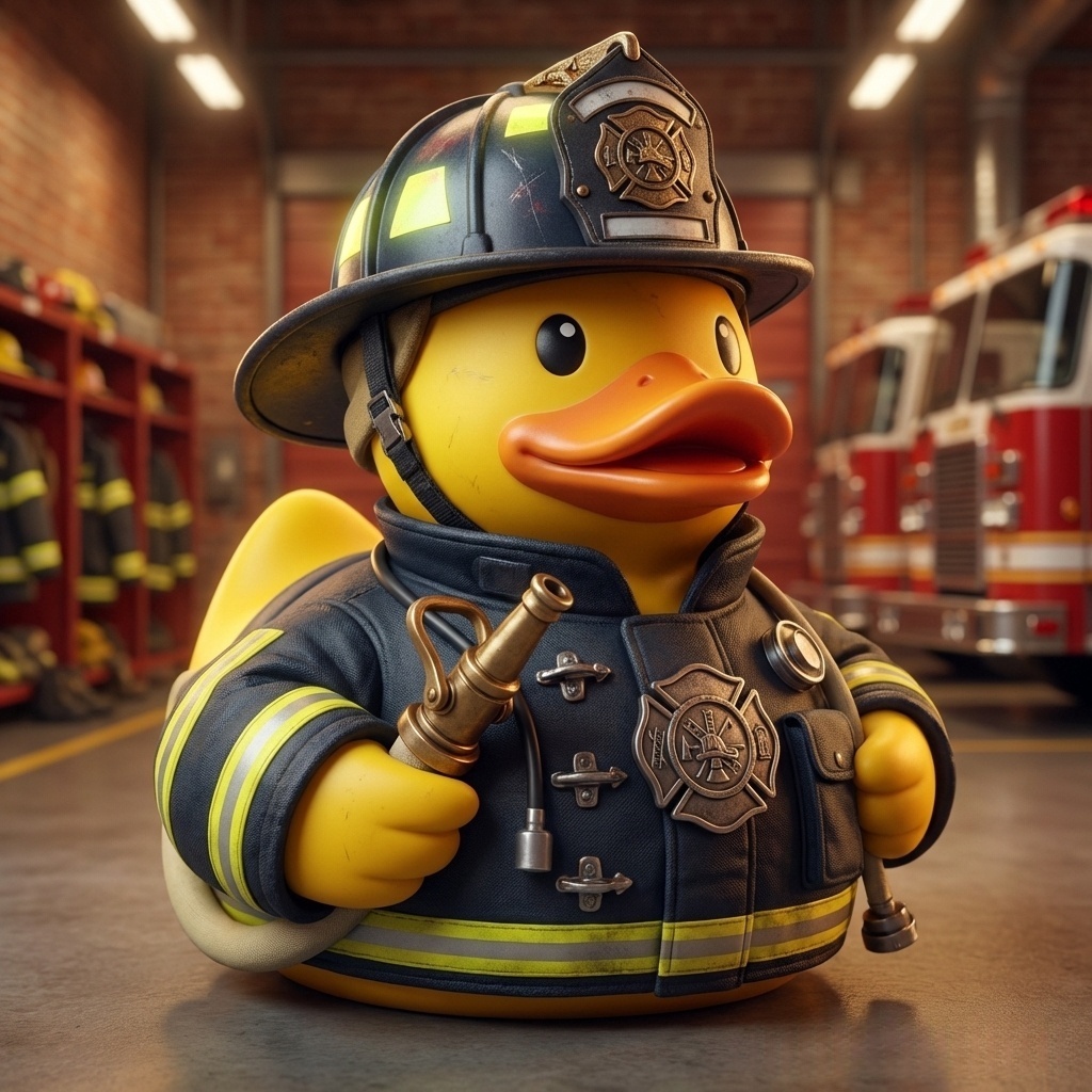 🔥Last Day 50% OFF - 🚒🦆 Firefighter Hero Duck(𝐋𝐮𝐜𝐚𝐬 𝐇𝐚𝐥𝐞 𝐇𝐚𝐧𝐝𝐦𝐚𝐝𝐞®)
