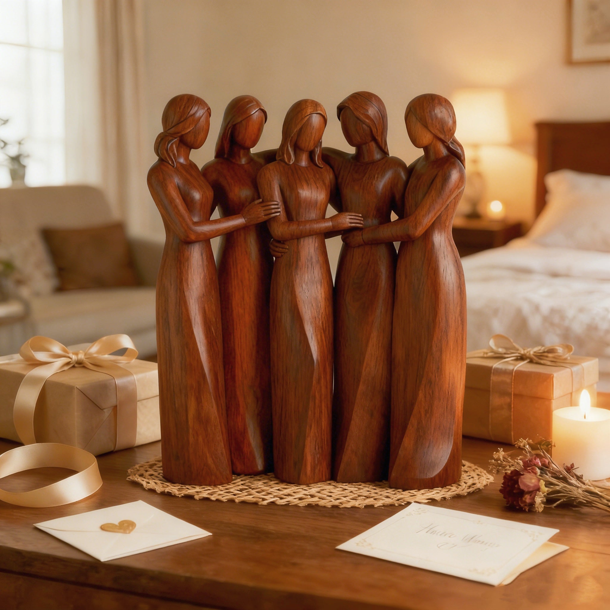 🔥Last Day 50% OFF - Celebrates Friendships Sisters Sculpture(𝐋𝐮𝐜𝐚𝐬 𝐇𝐚𝐥𝐞 𝐇𝐚𝐧𝐝𝐦𝐚𝐝𝐞®)