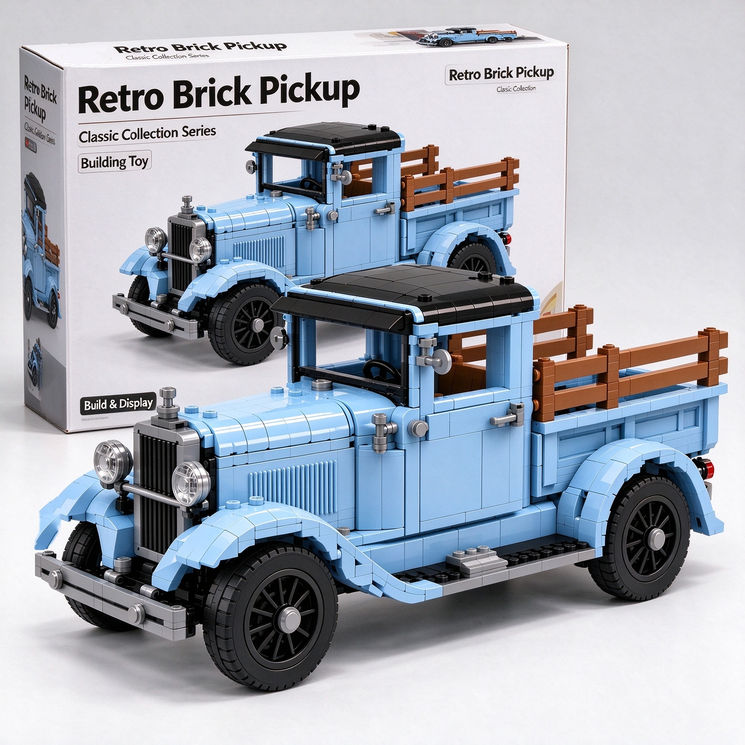 1930s Retro Pickup Truck Building Set 🚙🧱