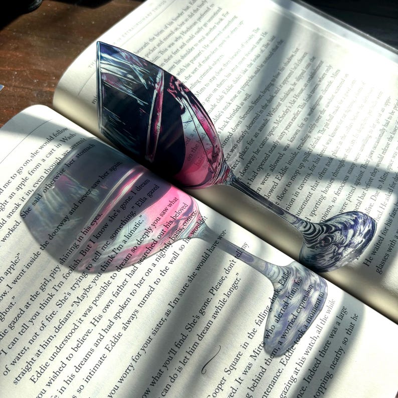 The Wine Glass Bookmark | Where Stories Are Savored