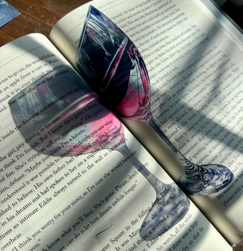 The Wine Glass Bookmark | Where Stories Are Savored