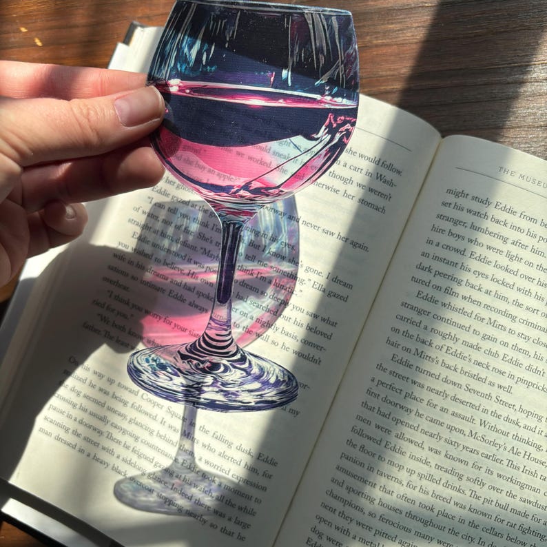 The Wine Glass Bookmark | Where Stories Are Savored