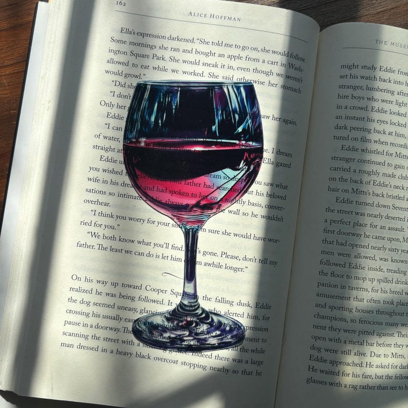 The Wine Glass Bookmark | Where Stories Are Savored