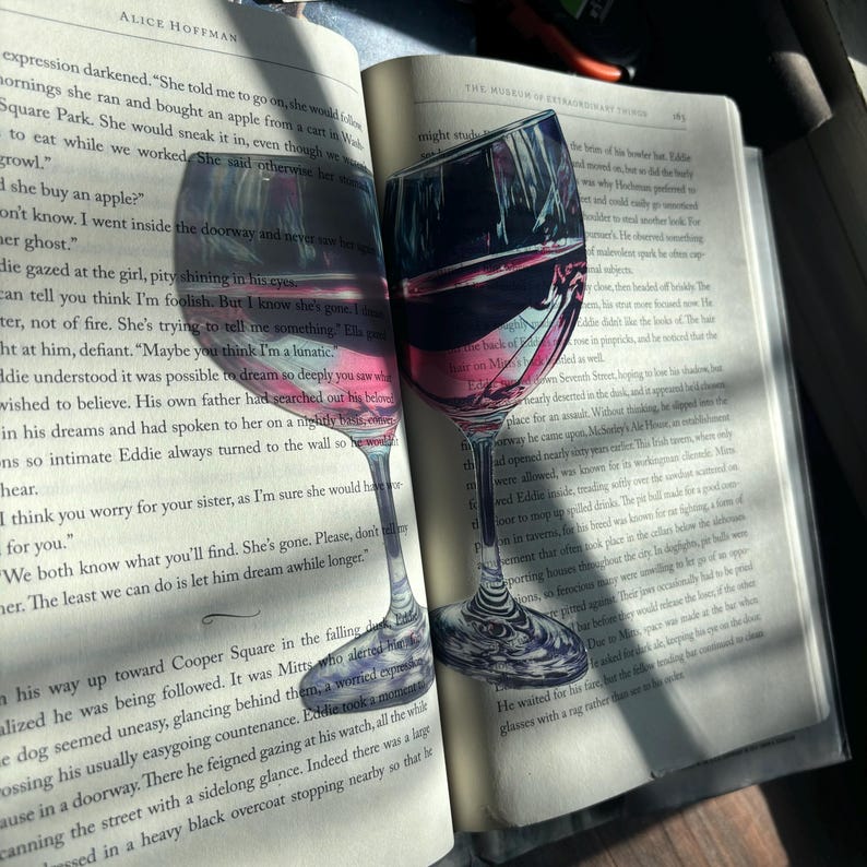 The Wine Glass Bookmark | Where Stories Are Savored