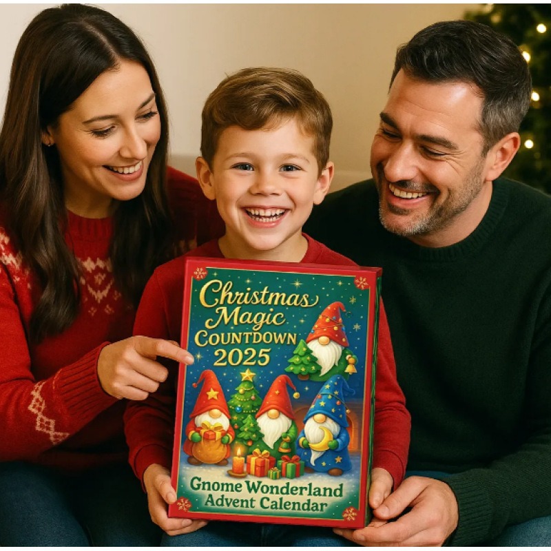 🔥Limited Edition, Only 100 Sets Left! - Christmas Magic Gnome Wonderland Advent Calendar 2025🎄✨(𝐋𝐮𝐜𝐚𝐬 𝐇𝐚𝐥𝐞 𝐇𝐚𝐧𝐝𝐦𝐚𝐝𝐞®)