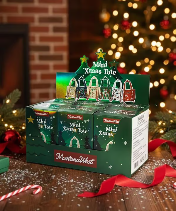 🔥LAST DAY49% OFF🎄Montana West Mini Xmas Tote Blind Box Gift for Holiday Suprises