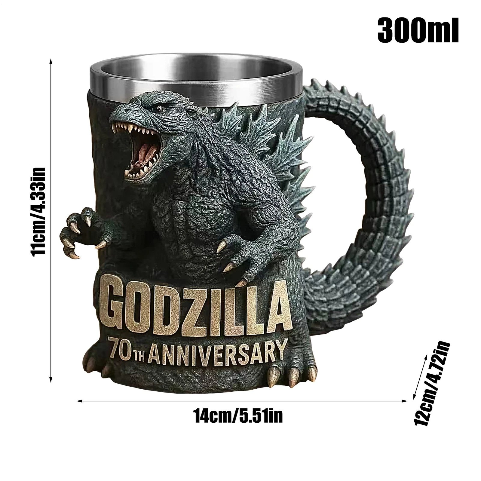 🔥HOT SALE 49% OFF✨Godzilla 70th Anniversary 3D Mug Coffee Mug Best Gifts Ideal For Him(𝐋𝐮𝐜𝐚𝐬 𝐇𝐚𝐥𝐞 𝐇𝐚𝐧𝐝𝐦𝐚𝐝𝐞®)