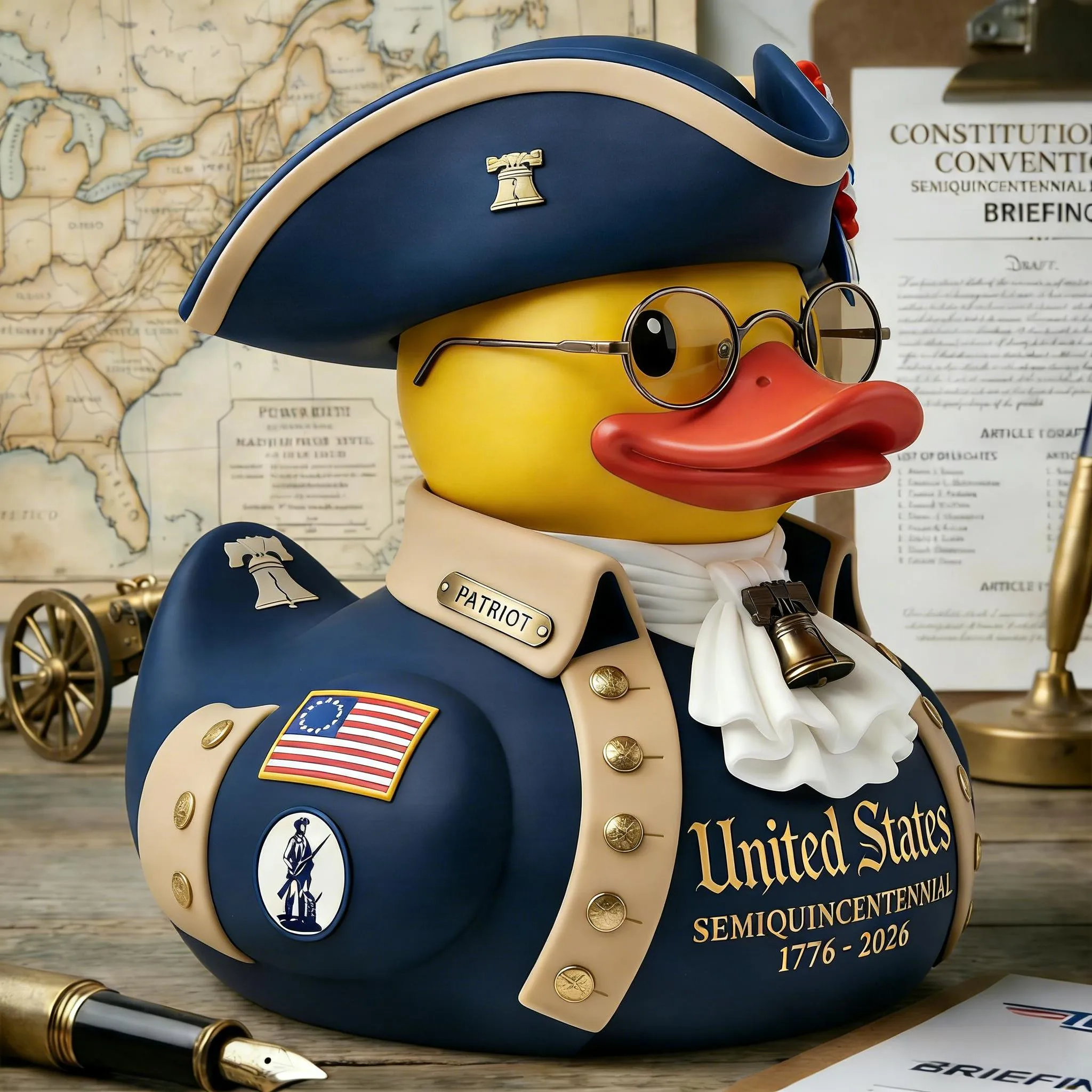 🔥Last Day 50% OFF - 🦆American Independence 250th Anniversary Duck(𝐋𝐮𝐜𝐚𝐬 𝐇𝐚𝐥𝐞 𝐇𝐚𝐧𝐝𝐦𝐚𝐝𝐞®)