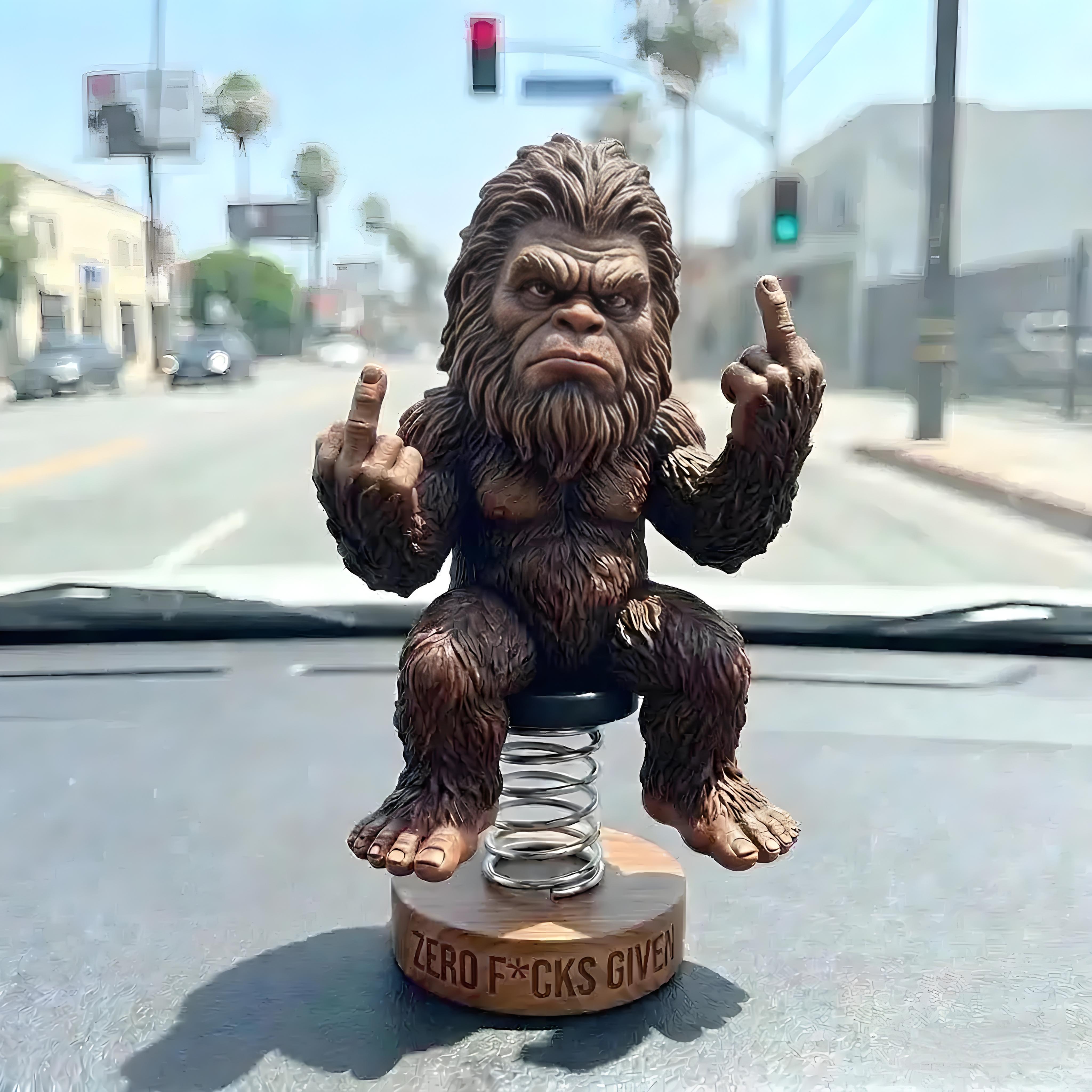 🔥Last Day 50% OFF - 🐾😮Bigfoot “Zero F*cks Given” Bobblehead(𝐋𝐮𝐜𝐚𝐬 𝐇𝐚𝐥𝐞 𝐇𝐚𝐧𝐝𝐦𝐚𝐝𝐞®)