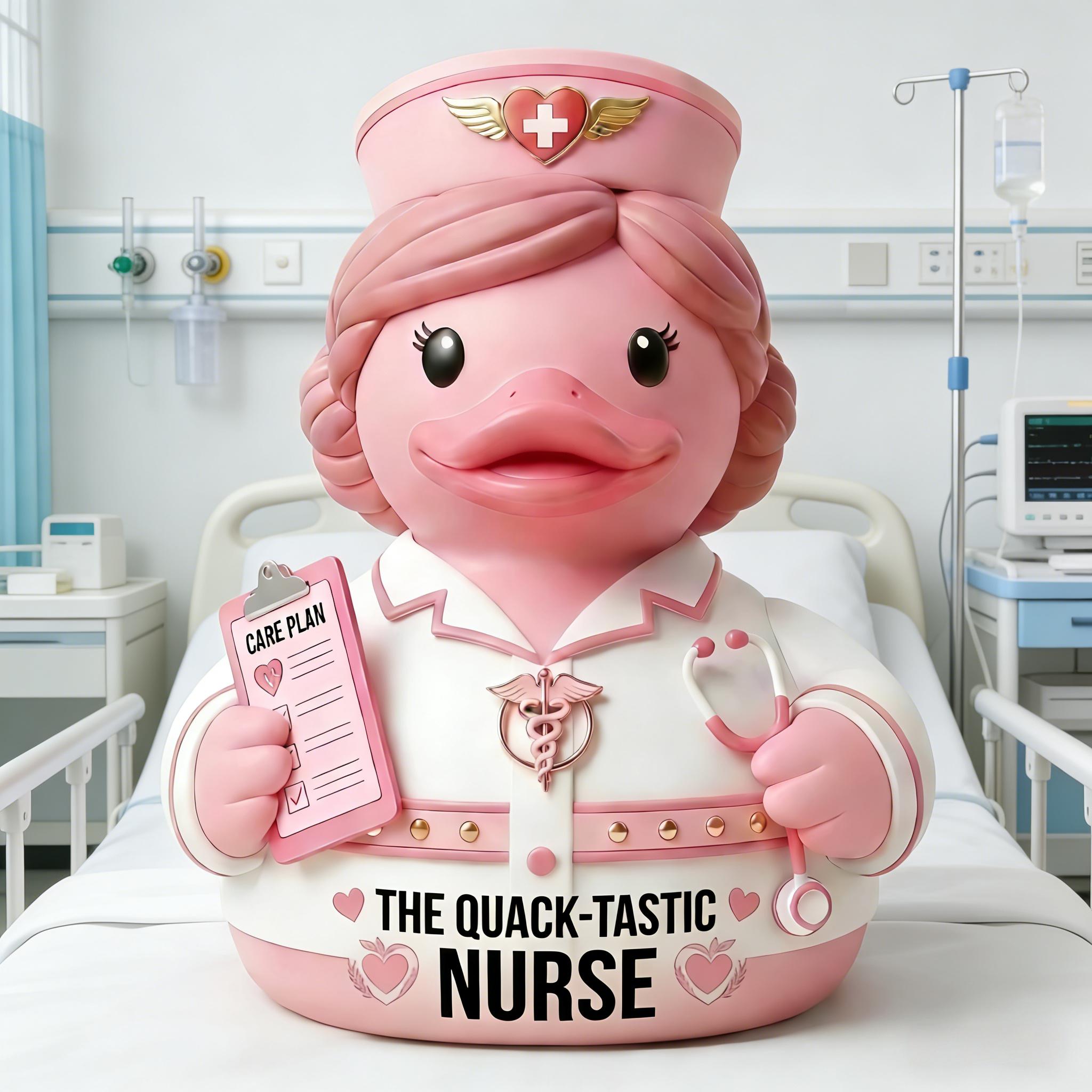 👩‍⚕️The Quack-tastic Nurse Duck