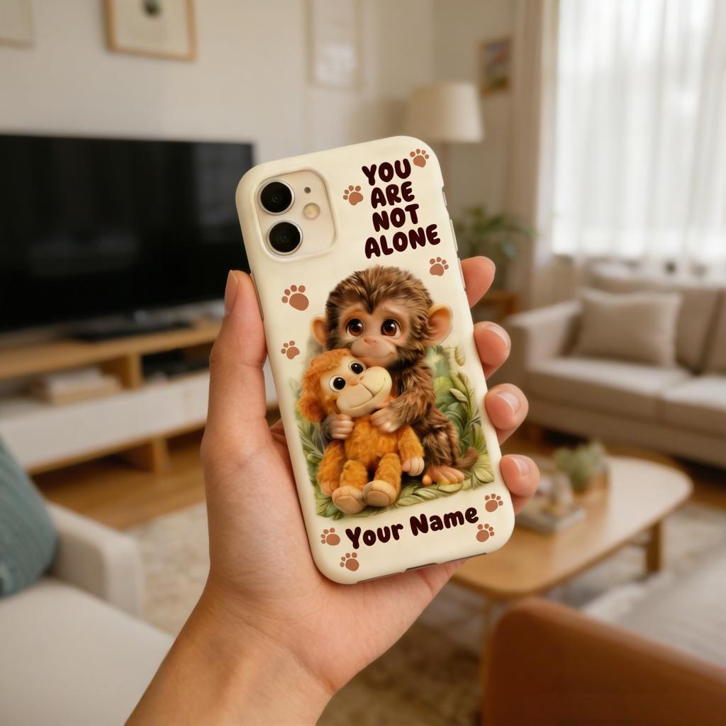 Personalized Adorable Monkey Phone Case