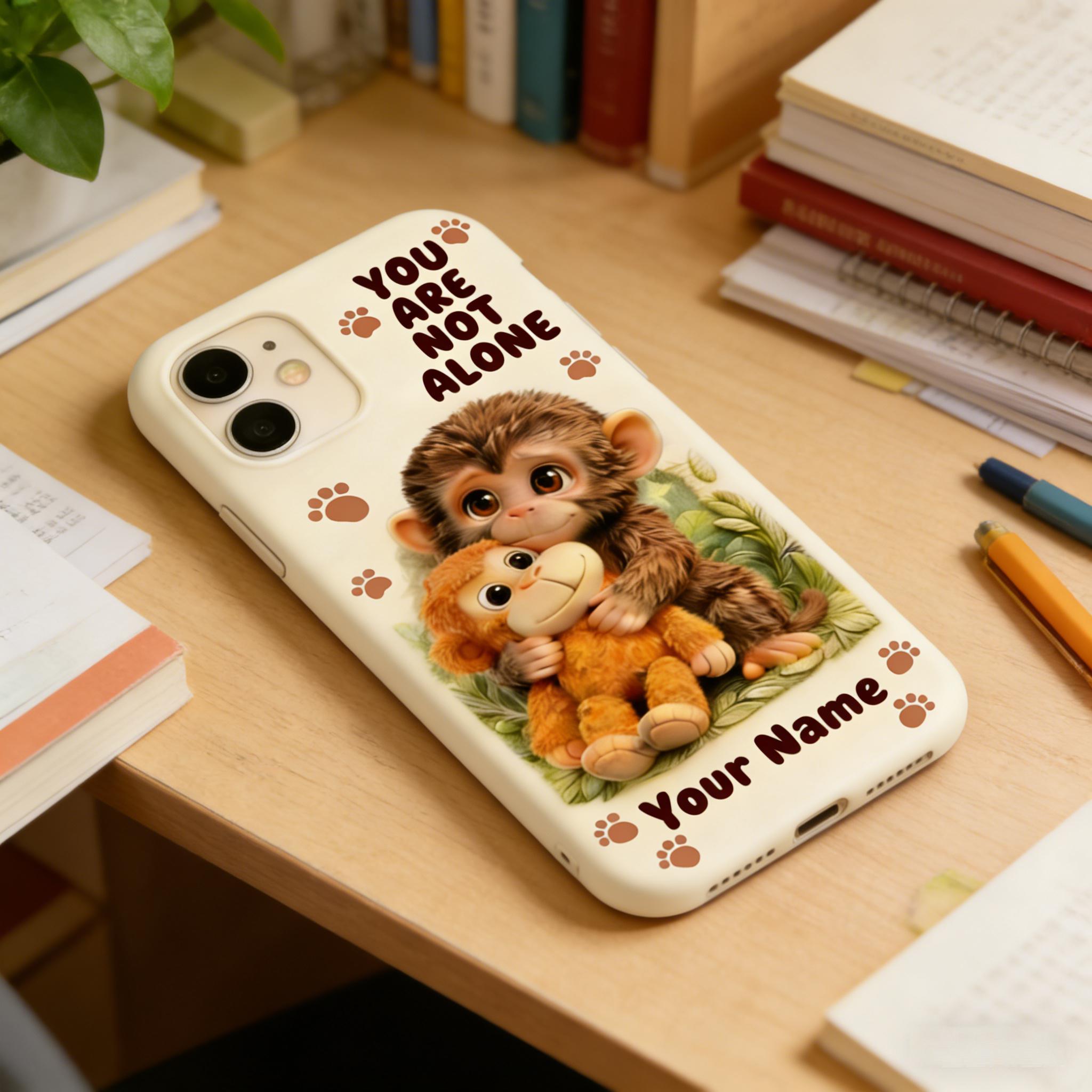Personalized Adorable Monkey Phone Case