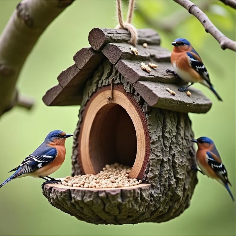 🔥Last Day 50% OFF-Vintage Treehouse Shape Bird Feeder(𝐋𝐮𝐜𝐚𝐬 𝐇𝐚𝐥𝐞 𝐇𝐚𝐧𝐝𝐦𝐚𝐝𝐞®)