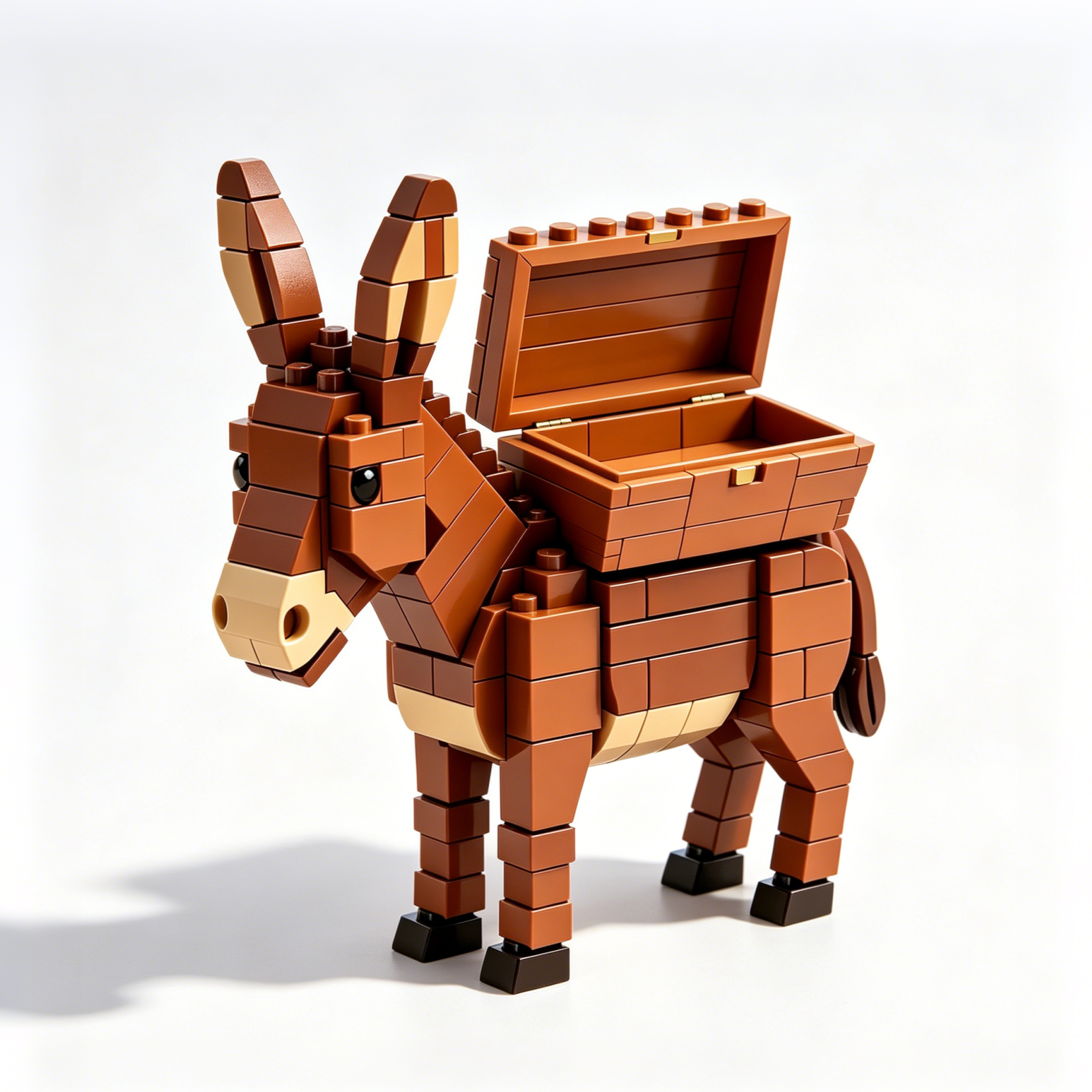 🐴✨Chonky Donkey Treasure Keeper Brick Set