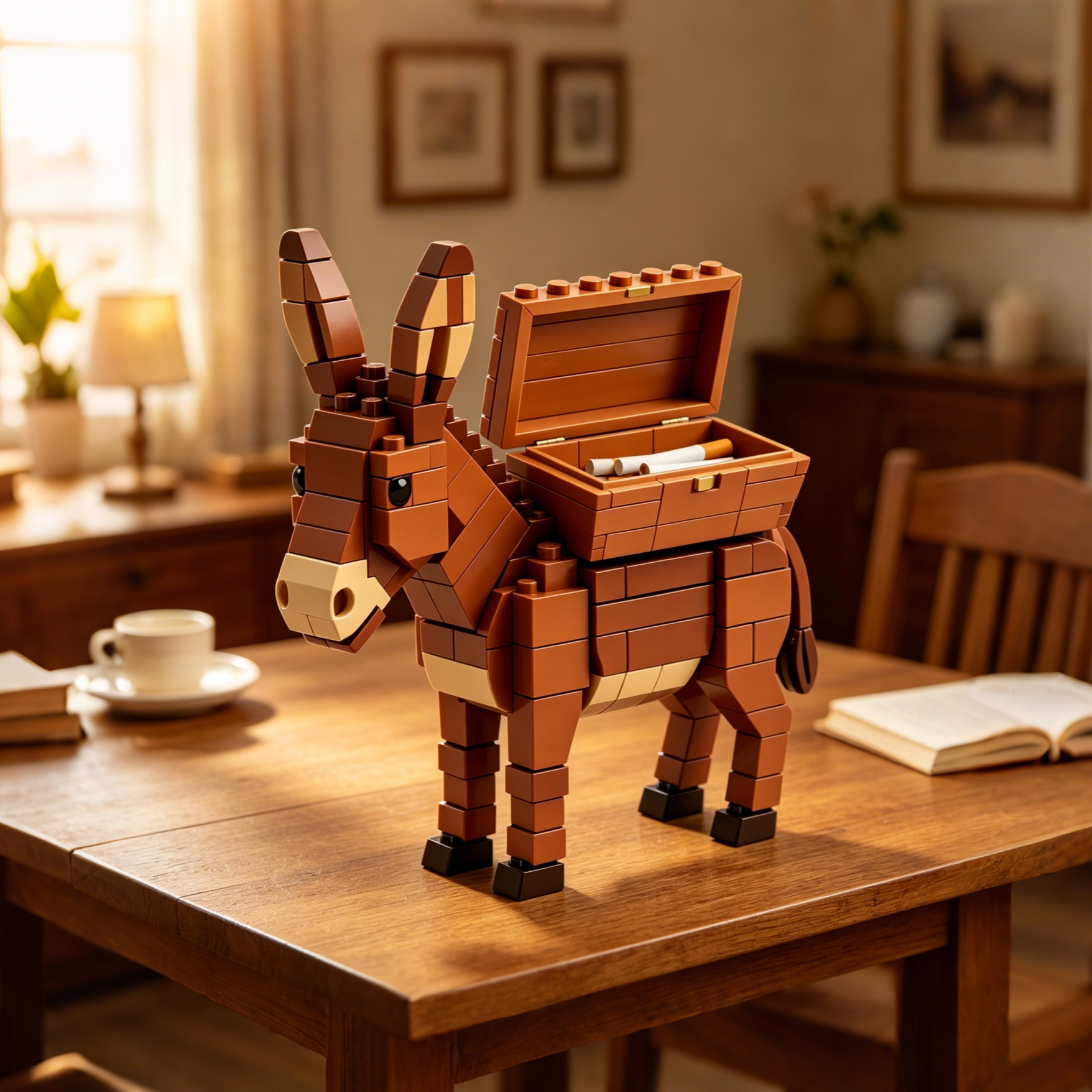 🐴✨Chonky Donkey Treasure Keeper Brick Set