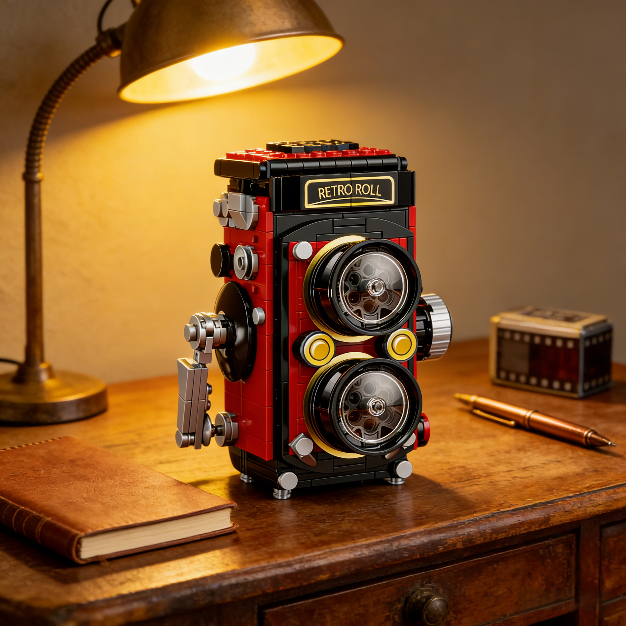 📸 Vintage Twin-Lens Camera Brick