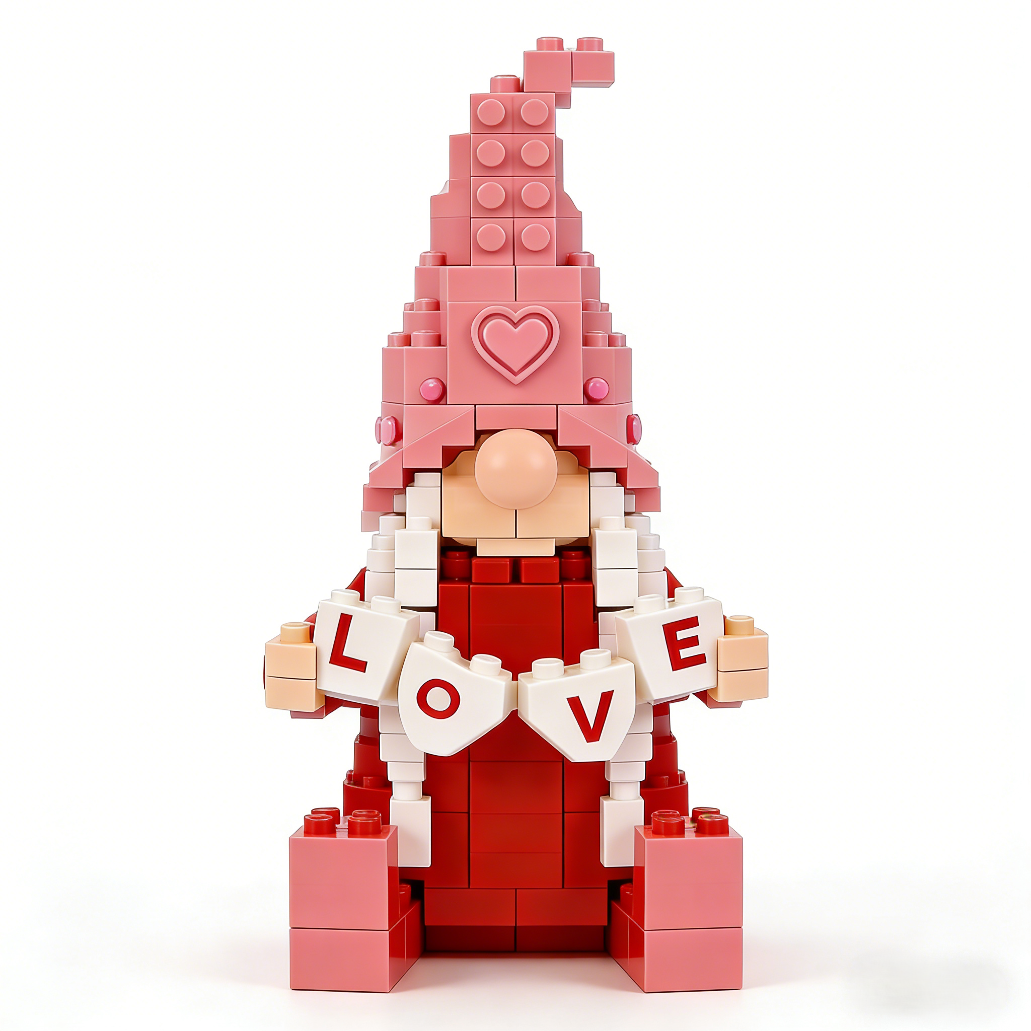 💗 The Love & XOXO Gnome Duo Building Block set