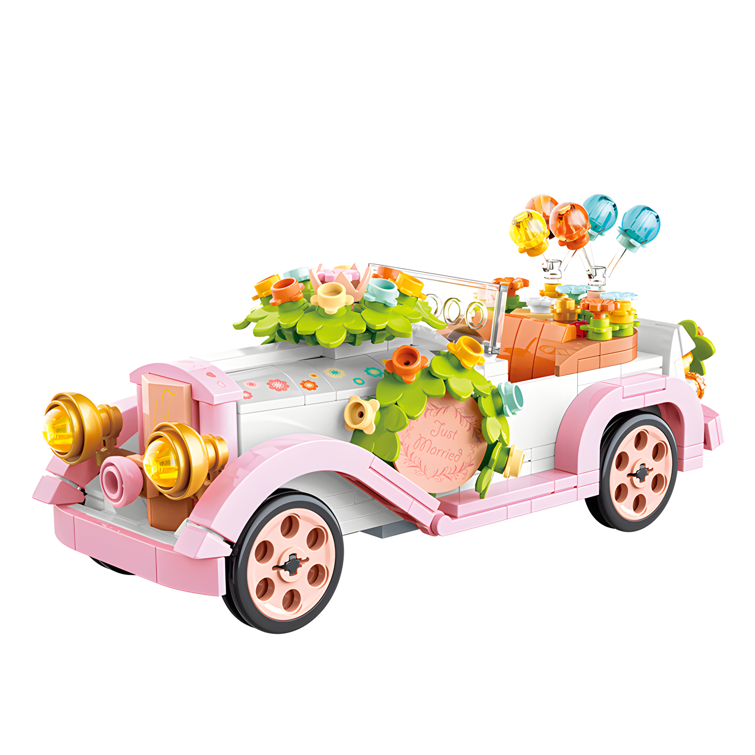 Romantic Vintage Car Building Set