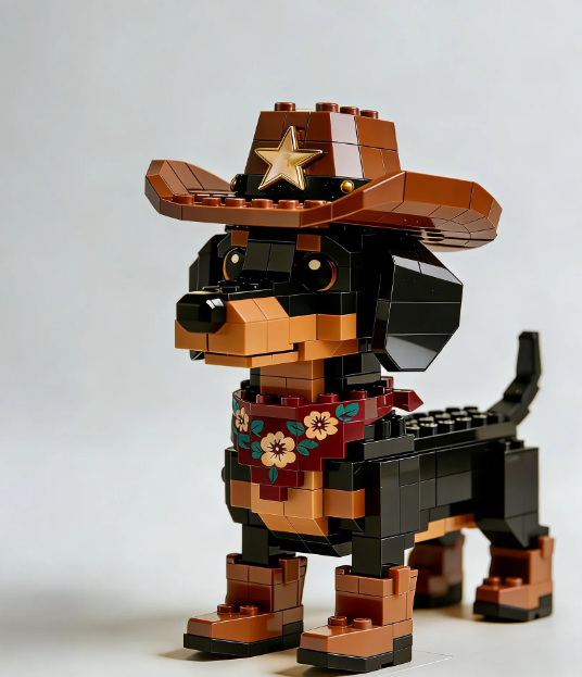 Cute Puppy Brick Set – Premium Dog Series (9 Styles)
