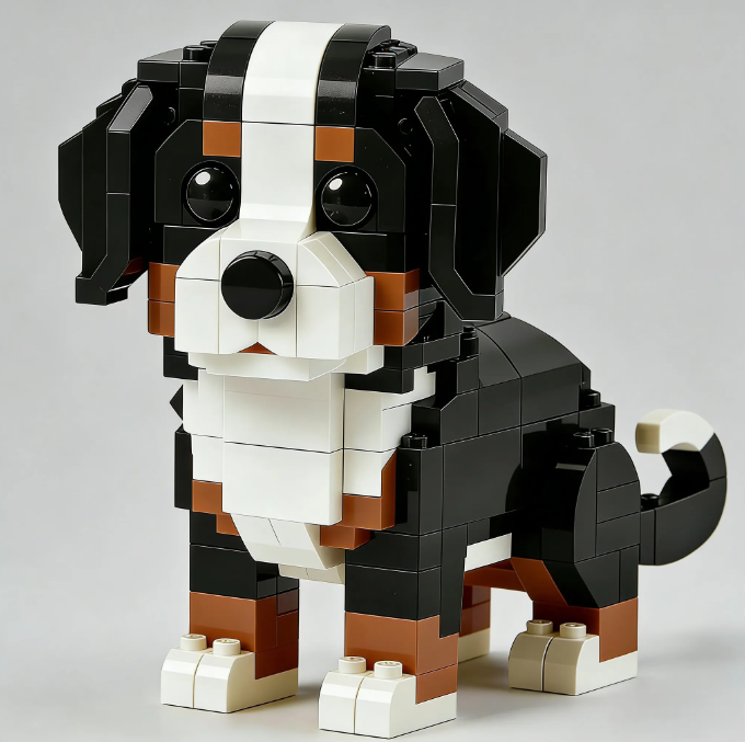 Cute Puppy Brick Set – Premium Dog Series (9 Styles)