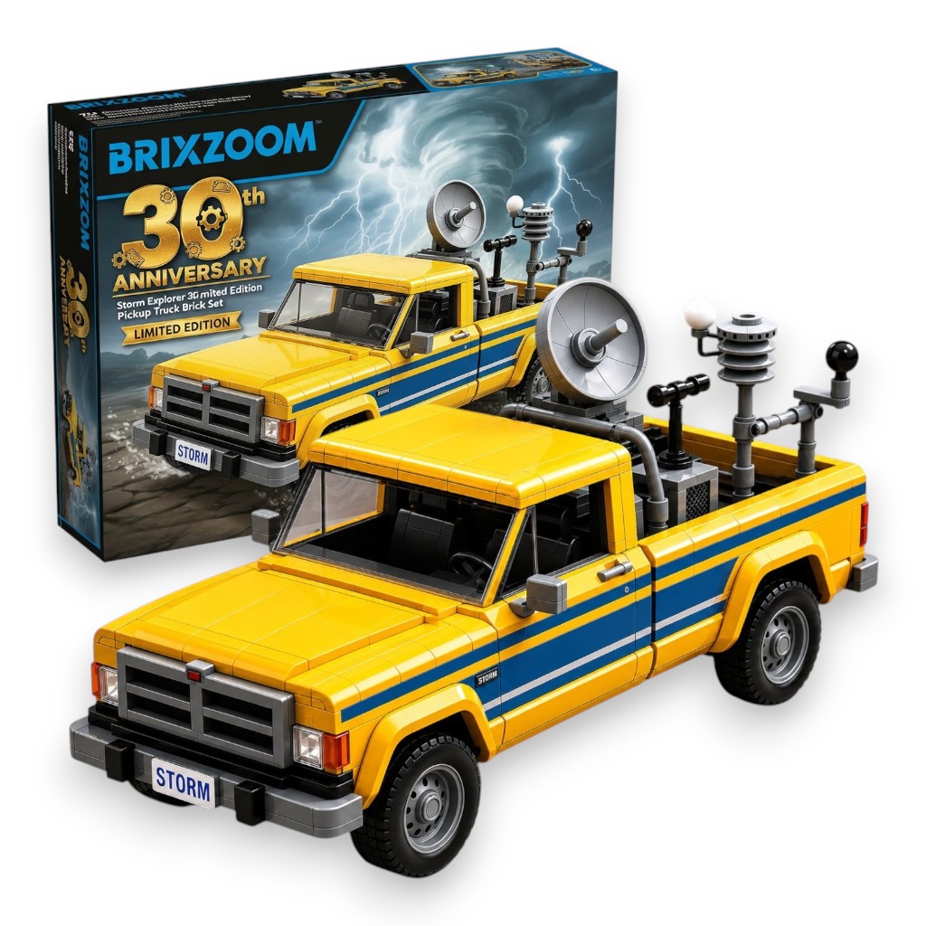 🌪️ Storm Explorer 30th Anniversary Limited Edition Pickup Truck Brick Set