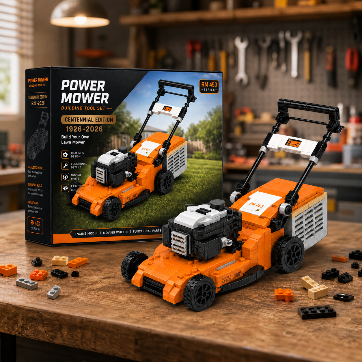 100th Anniversary Heritage Power Mower Brick Set – Collector Edition (1926–2026)