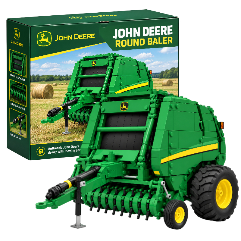 Classic Round Baler Building Set – A Tribute to Farm Life