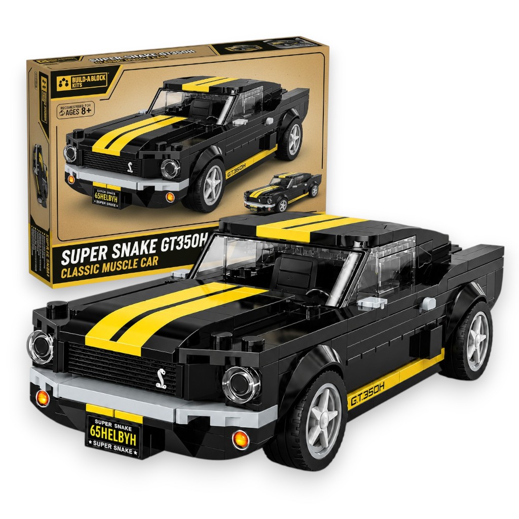 🏁 Black Venom 60th Anniversary Limited Edition Muscle Car Brick Set