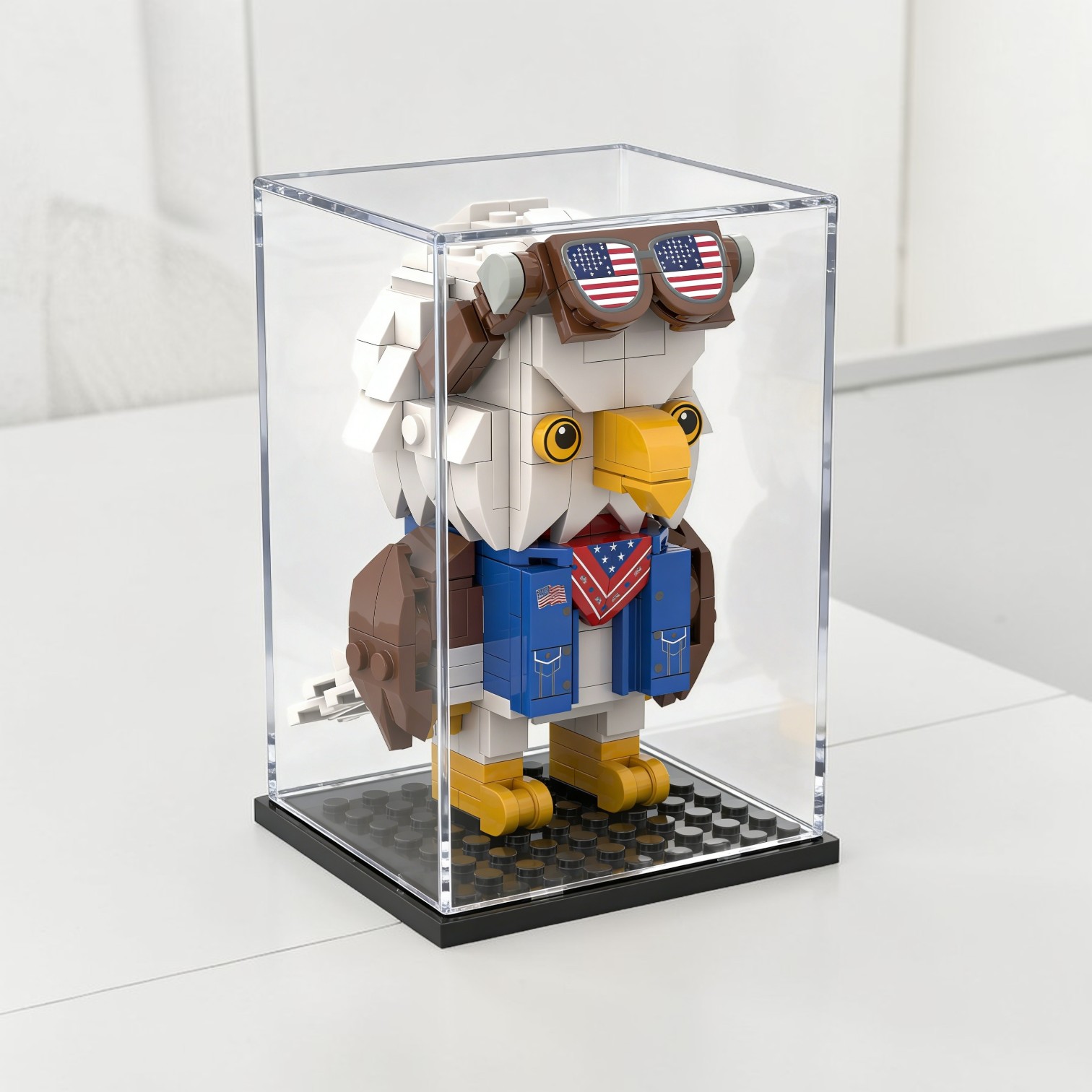 🦅Independence Day Limited Edition Patriotic Bald Eagle Brick Set