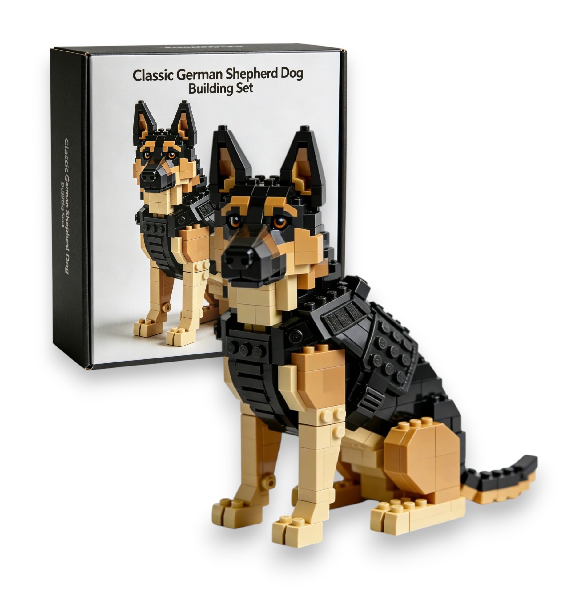 Classic German Shepherd Dog Building Set