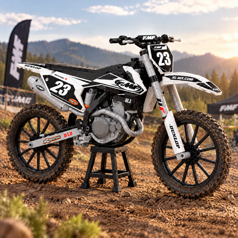MX23 Motocross Motorcycle Building Set – Collector's Edition