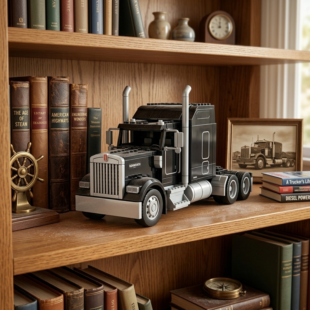 American Highway Legend 389 Semi Truck Building Block Set