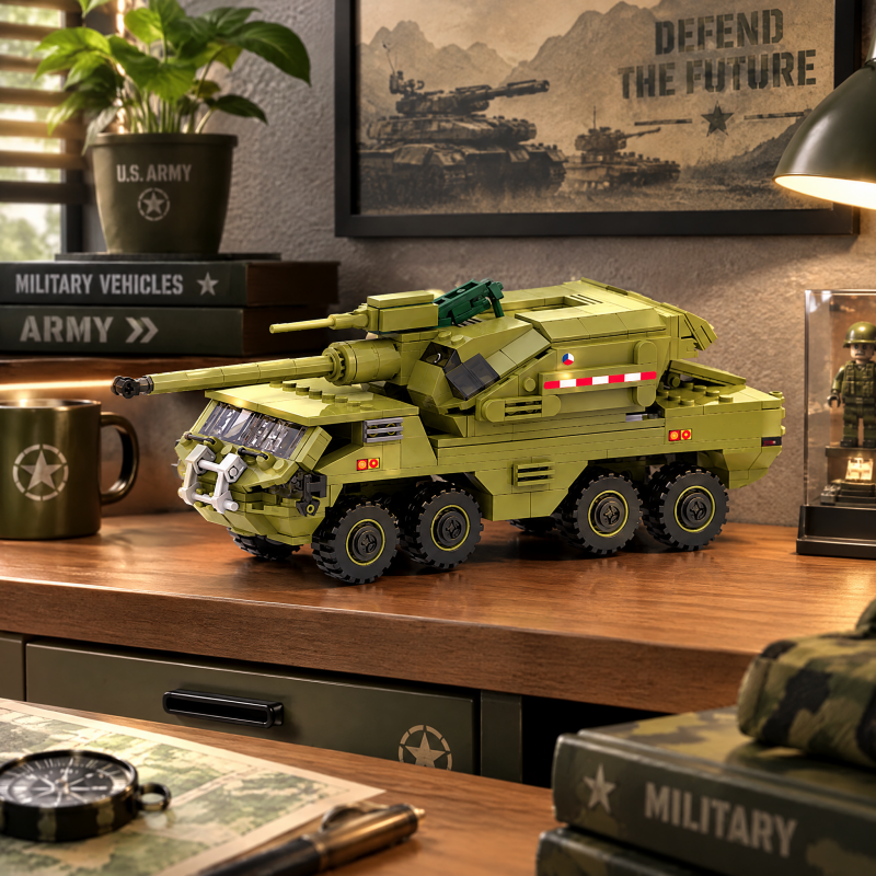 Armored Assault Vehicle Building Block Set