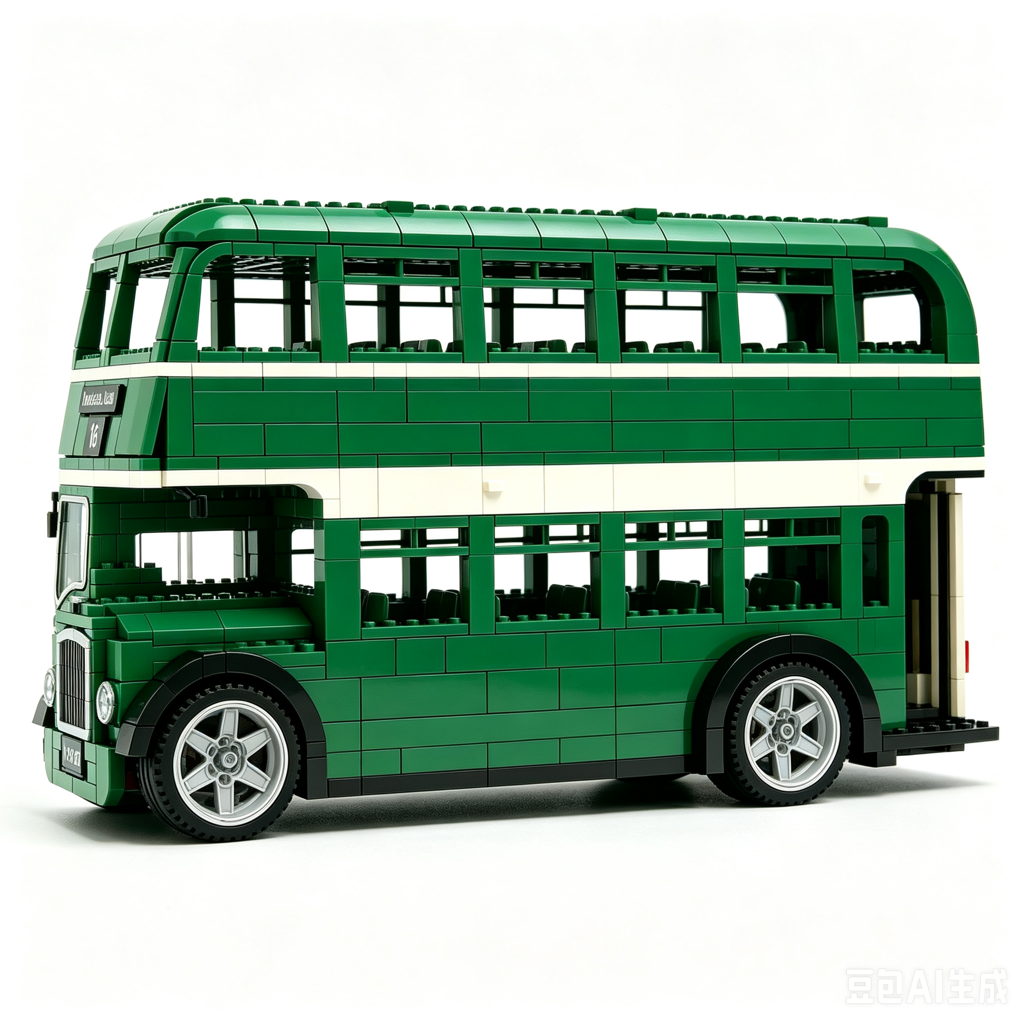 1960s Heritage Double-Decker Bus Building Set 🚛