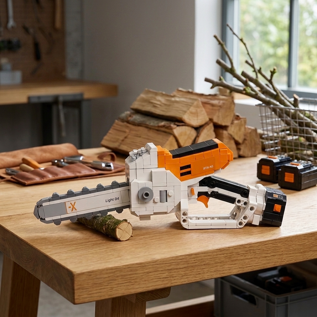 1926–2026 Centennial Cordless Pruning Saw Brick Model – Forestry Heritage Collector Edition
