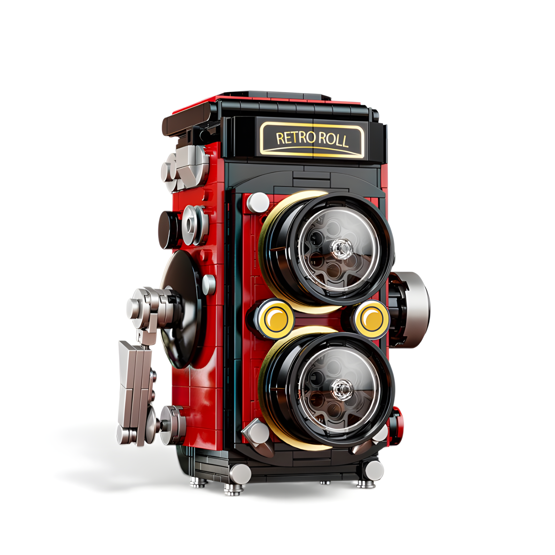 📸 Vintage Twin-Lens Camera Brick