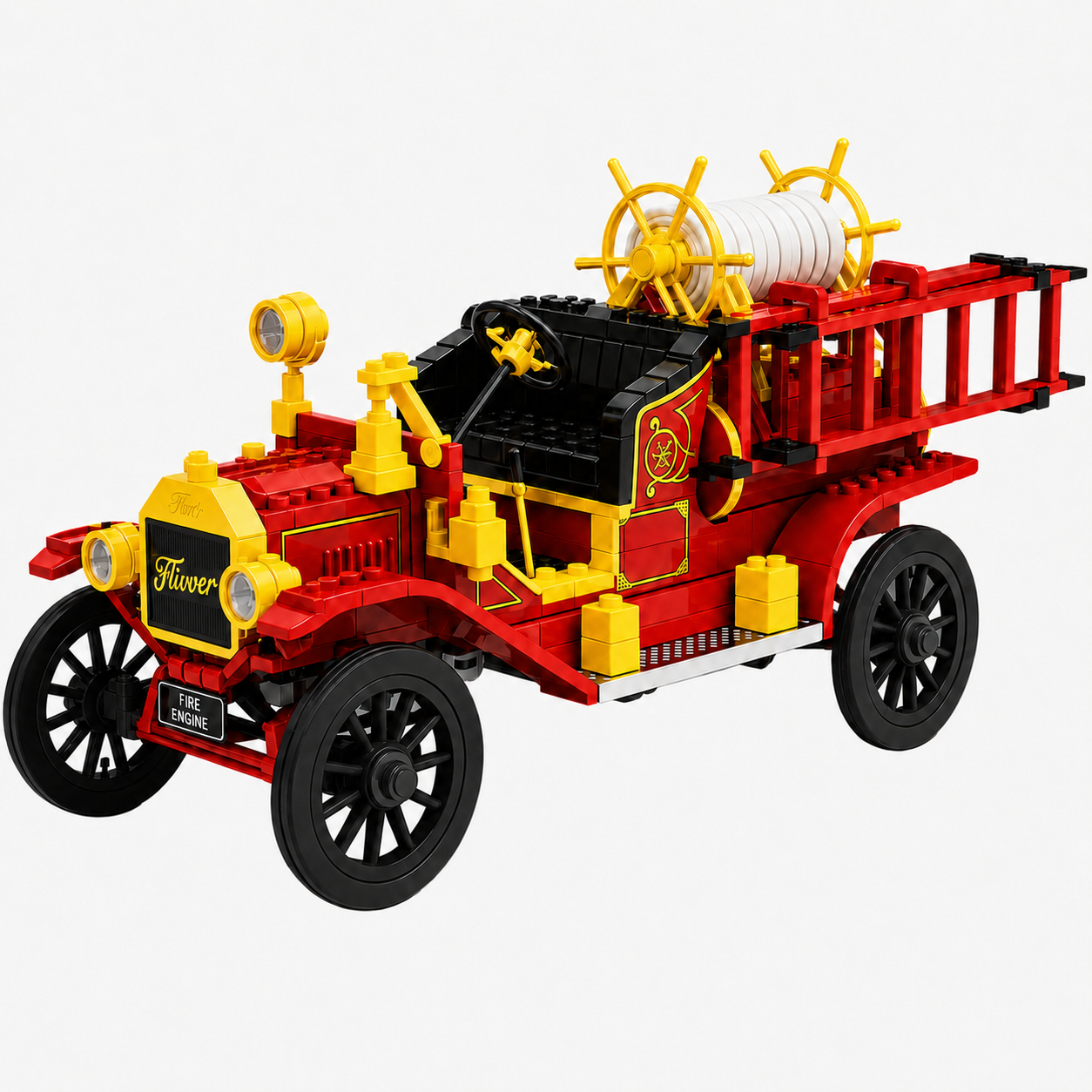 Heritage Flivver Fire Engine Building Set