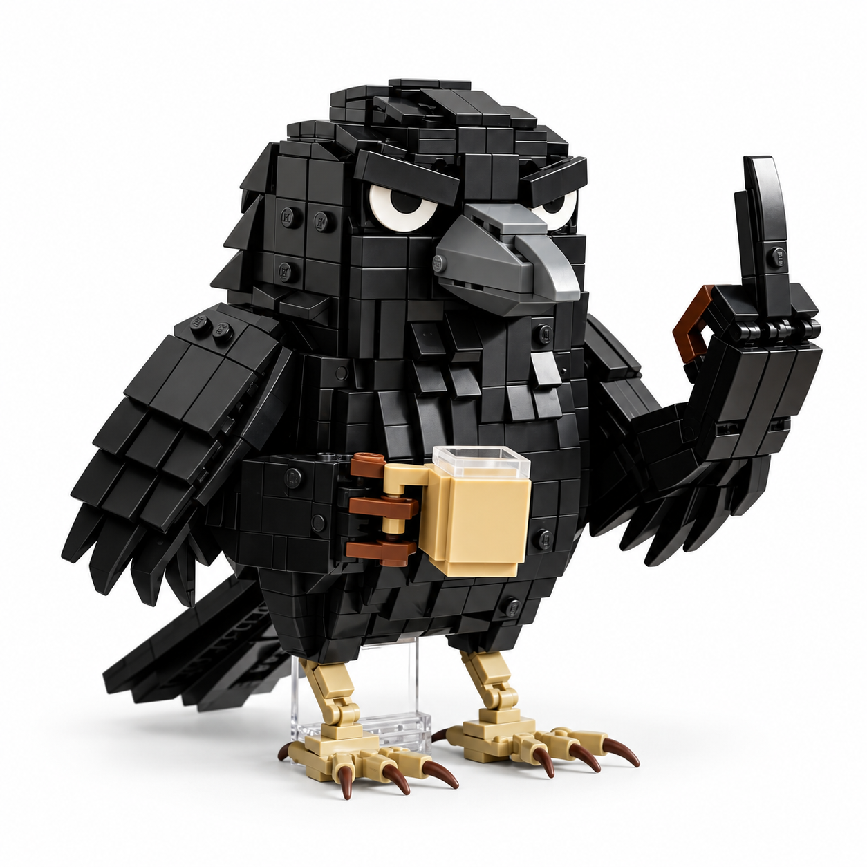 Sarcastic Crow Building Block Set
