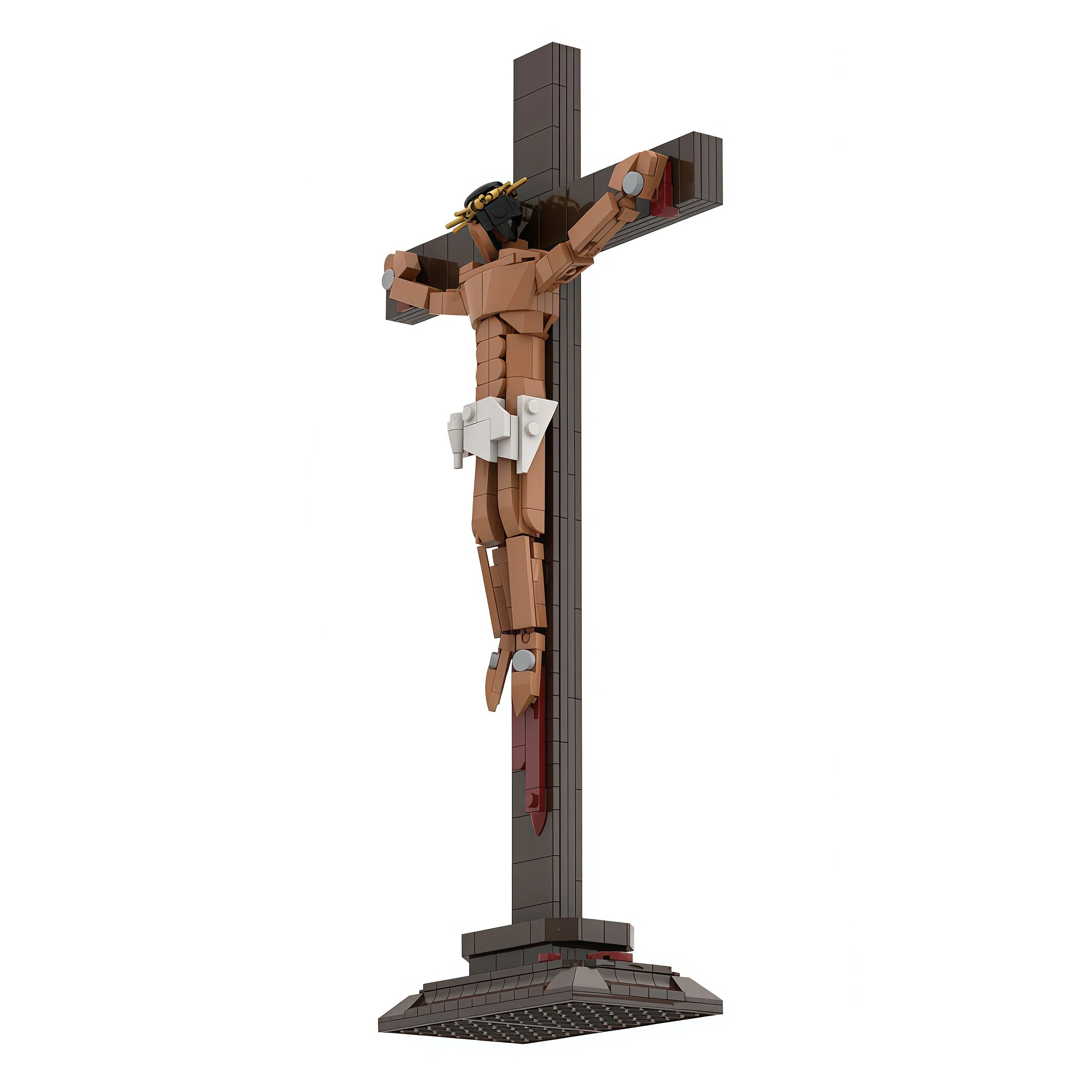 Jesus Crucifix Building Set – Faith & Redemption Cross✝️