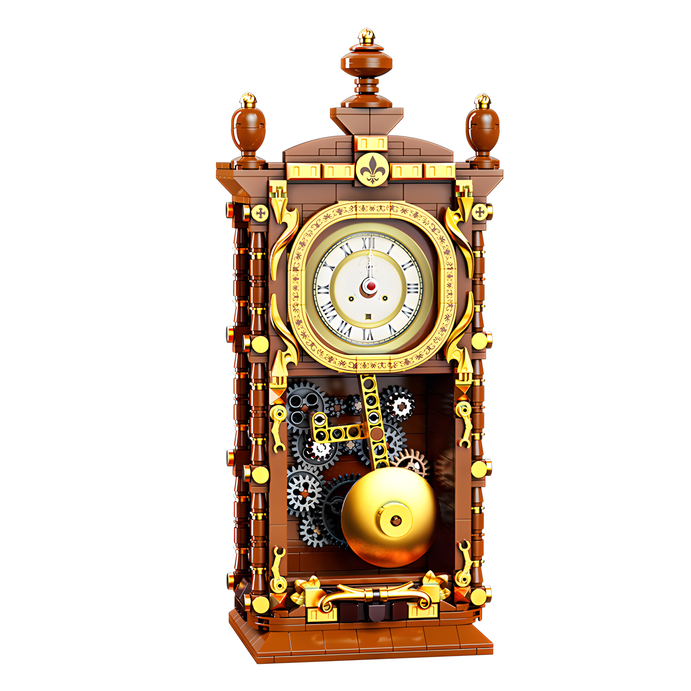 🕰️ Vintage Swing Clock Building Block