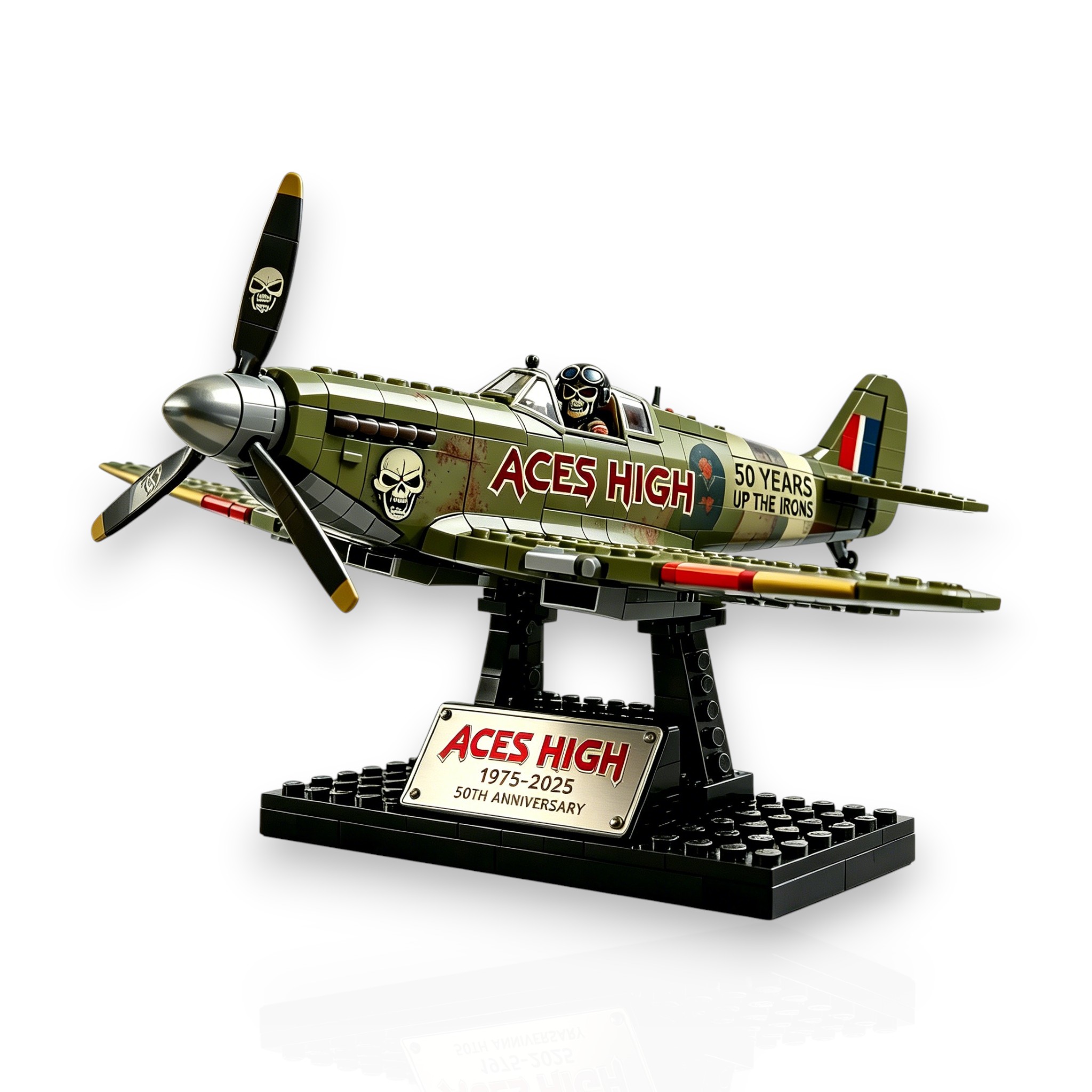 Heavy Metal 50th Anniversary Limited Edition Fighter Aircraft Brick Set✈️🔥